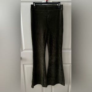 Aerie High-Rise Flare Ribbed Pants/Leggings